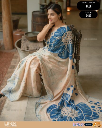 Modern Handcrafted Batik Saree 2489