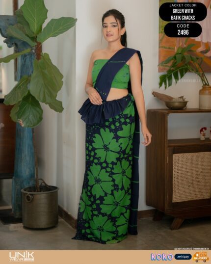 Modern Handcrafted Batik Saree 2496