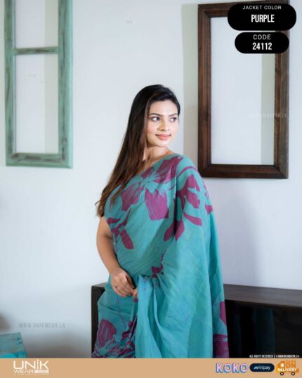 Modern Handcrafted Batik Saree 24112