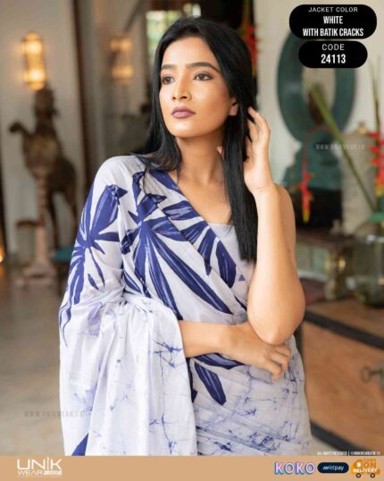 Modern Handcrafted Batik Saree 24113