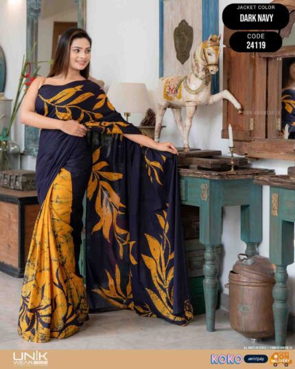 Modern Handcrafted Batik Saree 24119