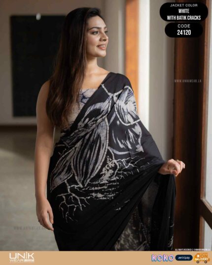 Modern Handcrafted Batik Saree 24120
