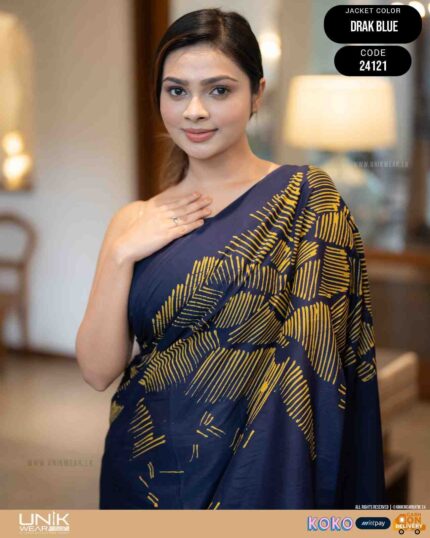 Modern Handcrafted Batik Saree 24121