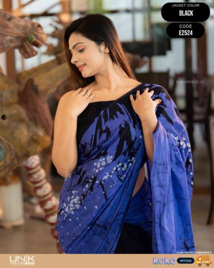 Modern Handcrafted Batik Saree E2524