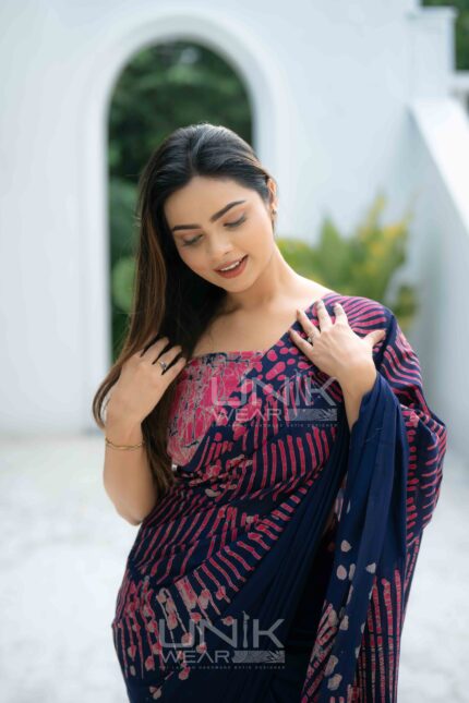 Modern Handcrafted Batik Saree 24130