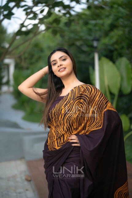 Modern Handcrafted Batik Saree 24131