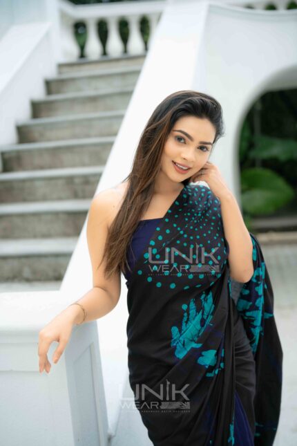 Modern Handcrafted Batik Saree E3824