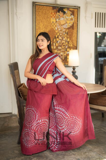 Modern Handcrafted Batik Saree 24144