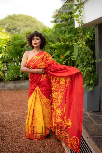 Modern Handcrafted Batik Saree 24147