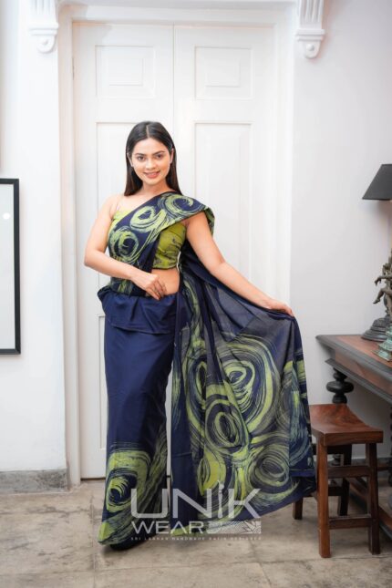 Modern Handcrafted Batik Saree 24151