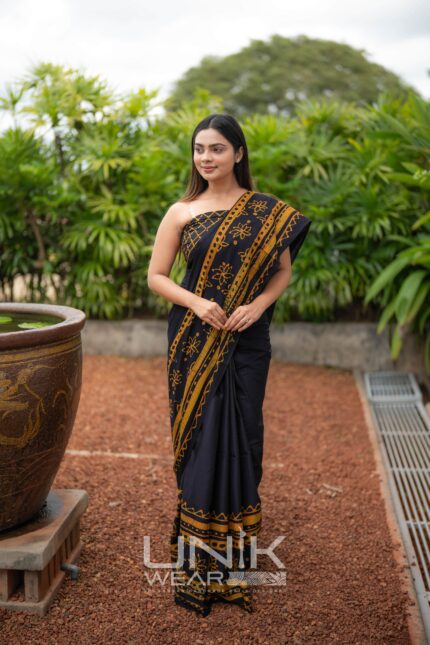 Modern Handcrafted Batik Saree S0224