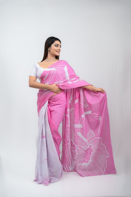 Modern Handcrafted Batik Saree 2506