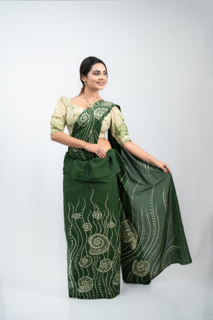 Modern Handcrafted Batik Saree 2510