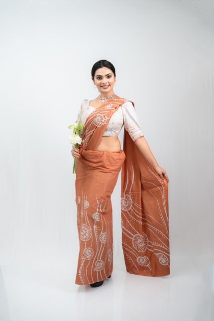 Modern Handcrafted Batik Saree 2512