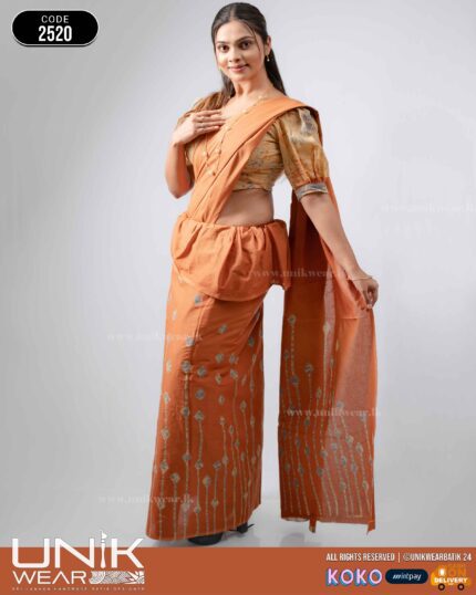 Modern Handcrafted Batik Saree 2520