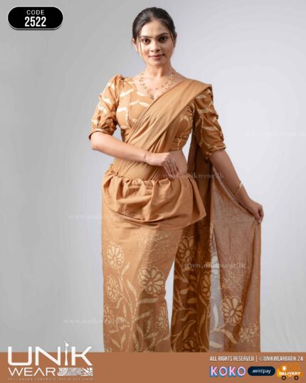 Modern Handcrafted Batik Saree 2522LV
