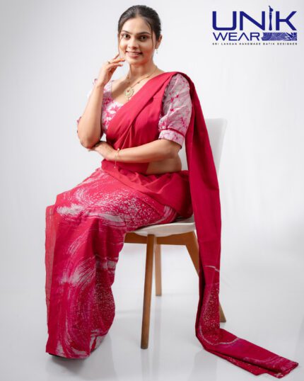 Modern Handcrafted Batik Saree 2521