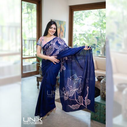 Modern Handcrafted Batik Saree 2537