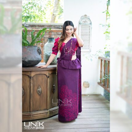 Modern Handcrafted Batik Saree 2538