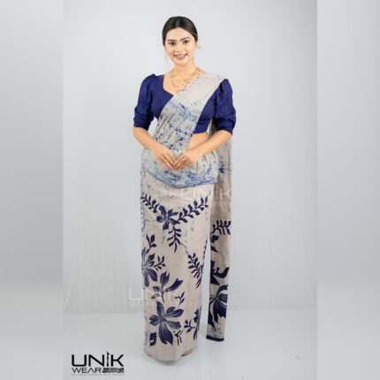 Modern Handcrafted Batik Saree 2548