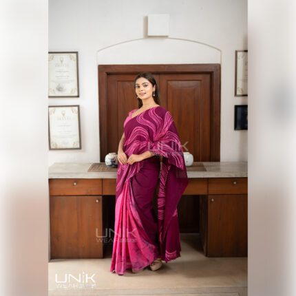 Modern Handcrafted Batik Saree 2557