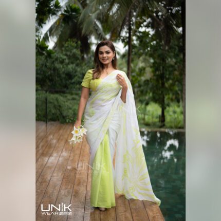 Modern Handcrafted Batik Saree 2558