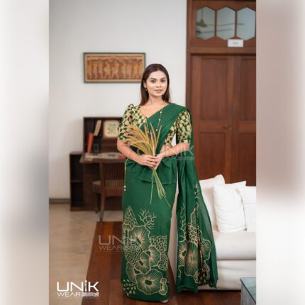 Modern Handcrafted Batik Saree 2565