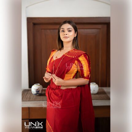 Modern Handcrafted Batik Saree E2225