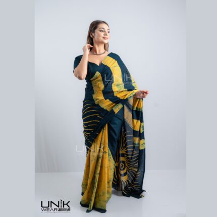 Modern Handcrafted Batik Saree 2568