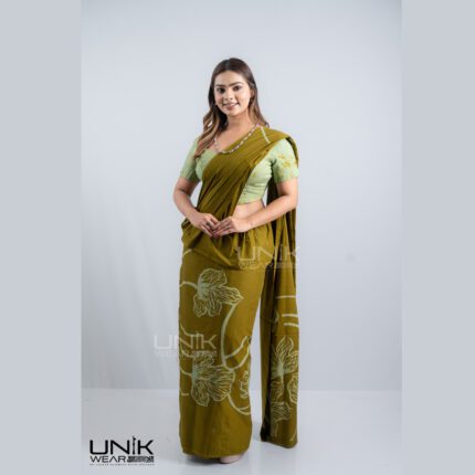 Modern Handcrafted Batik Saree 2570