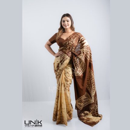 Modern Handcrafted Batik Saree 2574