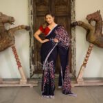 Modern Handcrafted Batik Saree E2425 - Limited saree