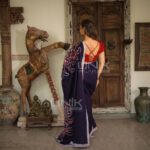 Modern Handcrafted Batik Saree E2425 - Limited saree - Image 3