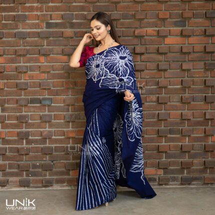 Modern Handcrafted Batik Saree  25108