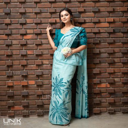 Modern Handcrafted Batik Saree  25112