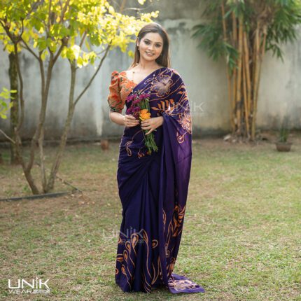 Modern Handcrafted Batik Saree  25115