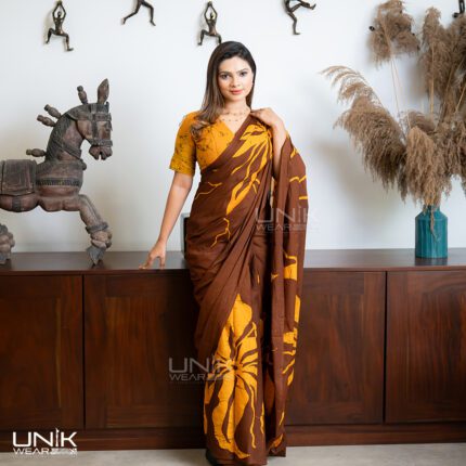 Modern Handcrafted Batik Saree 25122