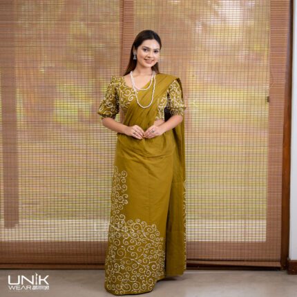 Modern Handcrafted Batik Saree 25129