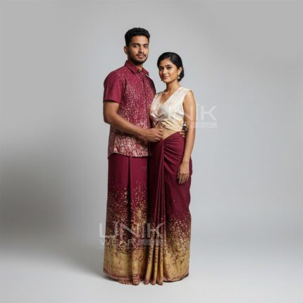 Sri Lankan Batik Couple Dress 01