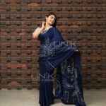 Handcrafted Cotton Batik Saree 2634 -Blue saree