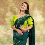 Handcrafted Cotton Batik Saree 2644 - Green saree