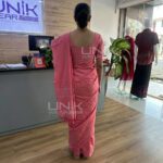 Pastal Pink Handloom Cotton Saree - H0003 - Image 2