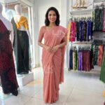 Salmon Pink Handloom Cotton Saree - H0006