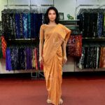 Peach Colour Handloom Cotton Saree - H0015