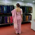 Soft Lilac Colour Handloom Cotton Saree - H0017 - Image 2