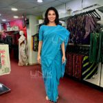 Turquoise Blue Handloom Cotton Saree - H0018