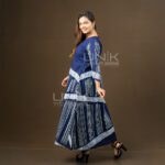 Deep Blue Horizon Dress - D0526 - Image 4