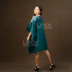 Emerald Teal Botanical Kaftan - D1126 - Image 5